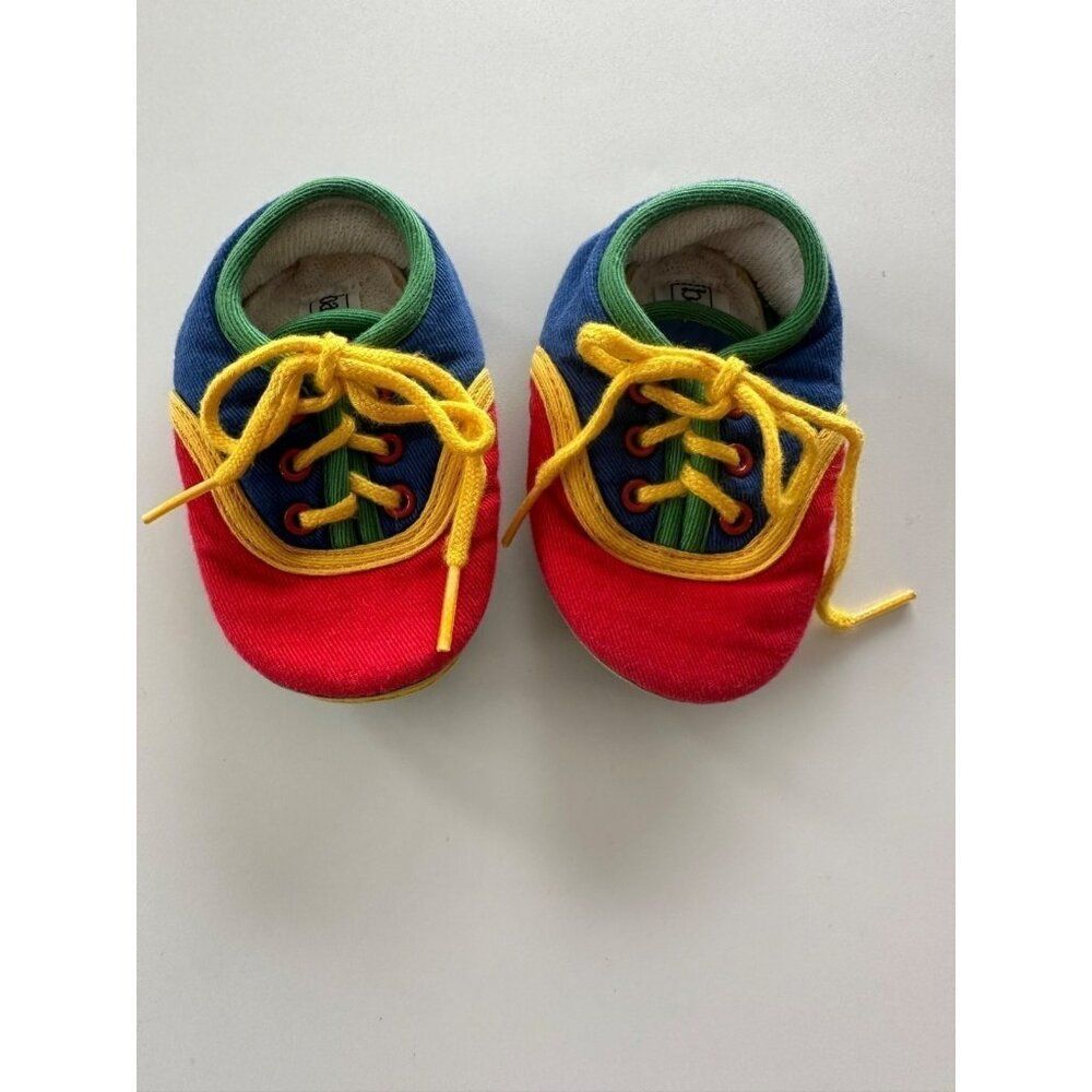 VTG Baby Gap 80's 90's Soft Crib Shoes